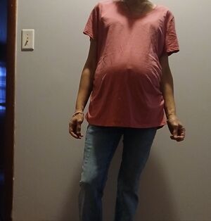 Women's Maternity Pink Casual Top